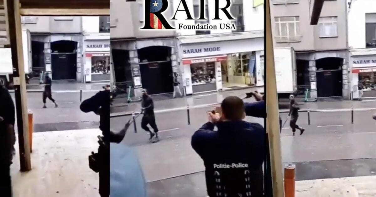 Watch: Armed With Spiked Club, Man Attacks Passers-by in 'Little Africa' of Brussels - RAIR