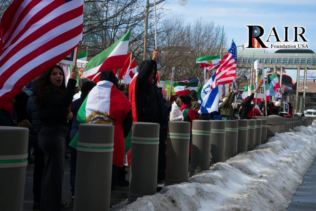 CANADA: Massive Protests in Favour of USA-Israeli Strikes on the Islamic Republic of Iran