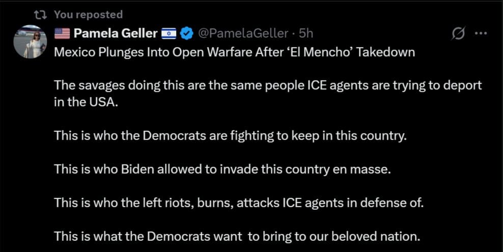 Mexican Cartel Unleashes Hellish Apocalypse After Cartel Boss Killed In Joint Op… Violence Spreads As Americans Are Told To Shelter In Place