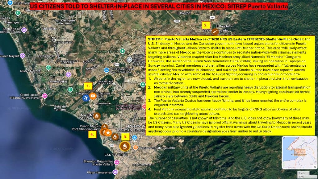 Mexican Cartel Unleashes Hellish Apocalypse After Cartel Boss Killed In Joint Op… Violence Spreads As Americans Are Told To Shelter In Place