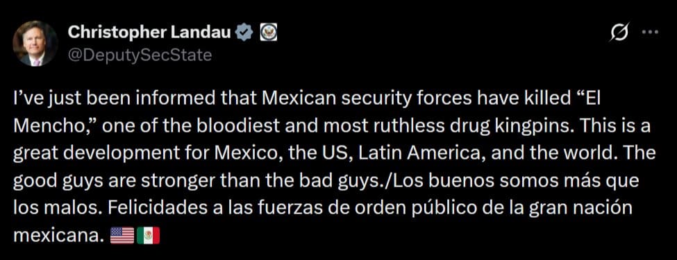 Mexican Cartel Unleashes Hellish Apocalypse After Cartel Boss Killed In Joint Op… Violence Spreads As Americans Are Told To Shelter In Place